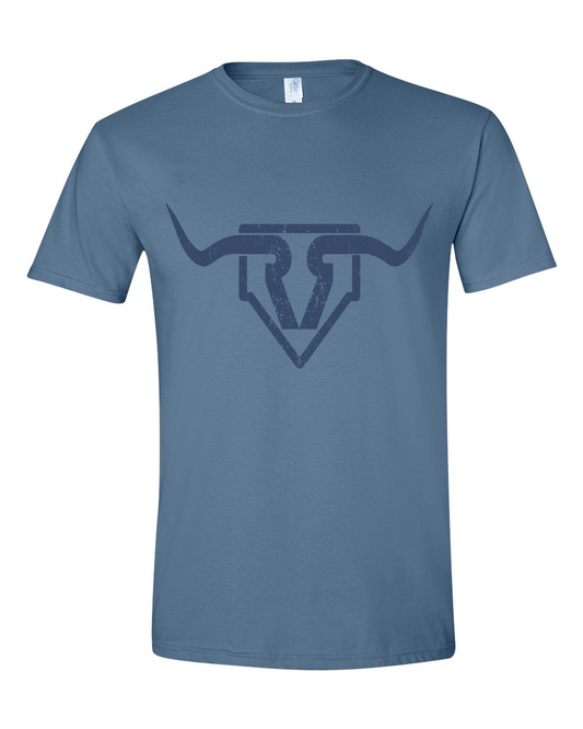 Blue Ranch & Range logo Tee