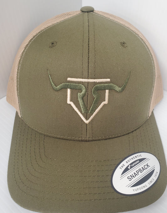 Ranch & Range logo hat Green/Khaki